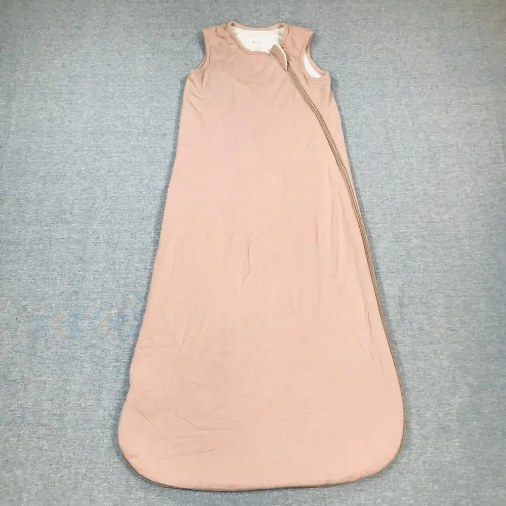 Kyte Baby Wearable Sleep Sack Medium 1.0 Tog Bamboo Full Zip Pink Flaw AX15